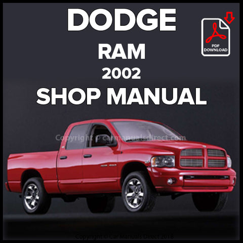 DODGE 2002 Ram 1500 Factory Workshop Manual | PDF Download | carmanualsdirect