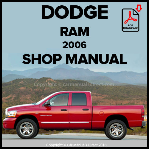 DODGE 2006 Ram 1500 - 2500 Workshop Manual | PDF Download | carmanualsdirect