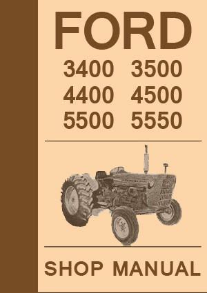 FORD Tractor 1965-1975 3400 - 3500 - 4400 - 4500 - 5500 - 5550 Factory Workshop Manual | PDF Download | carmanualsdirect