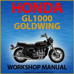 Honda GL1000 Goldwing 1975-1979 Factory Workshop Manual | carmanualsdirect