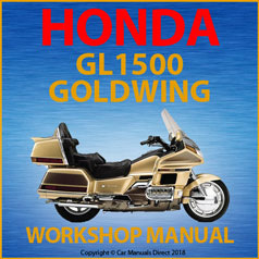Honda GL1500 Goldwing 1987-2000 Factory Workshop Manual | carmanualsdirect