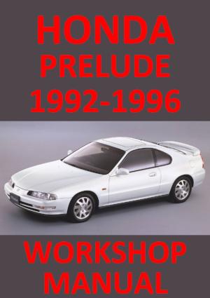 HONDA Prelude 1992-1996 Factory Workshop Manual | PDF Download | carmanualsdirect
