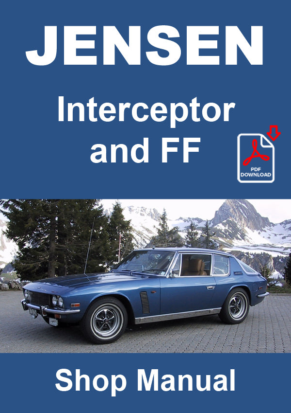 JENSEN Interceptor Series 2 and Series 3 Factory Workshop Manual | PDF Download | carmanualsdirect