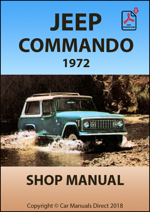 JEEP Commando 1972 Factory Workshop Manual | PDF Download | carmanualsdirect
