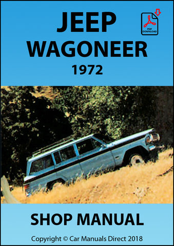 JEEP Wagoneer 1972 Factory Workshop Manual | PDF Download | carmanualsdirect