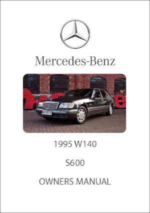 MERCEDES BENZ W140 S600 1995 Owners Manual | FREE | PDF Download | carmanualsdirect