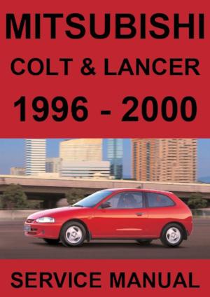 MITSUBISHI Colt and Lancer 1996-2000 Factory Workshop Manual | PDF Download | carmanualsdirect