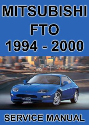MITSUBISHI FTO 1994-2000 Factory Workshop Manual | PDF Download | carmanualsdirect