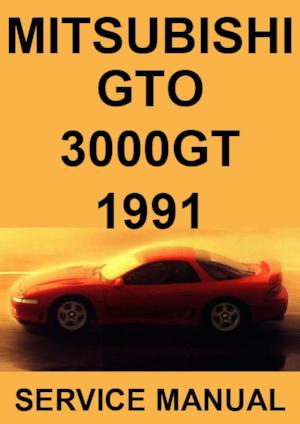 MITSUBISHI GTO & 3000 GT 1991 Factory Workshop Manual | PDF Download | carmanualsdirect