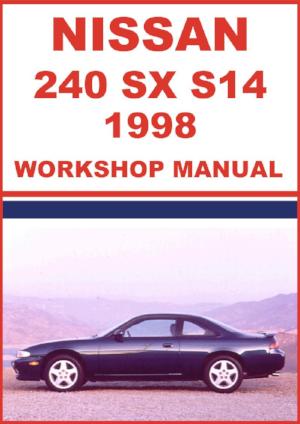NISSAN 240 SX S14 Series 1998 Factory Workshop Manual | PDF Download | carmanualsdirect