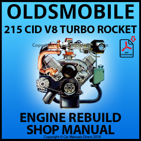 OLDSMOBILE 215 CID V8 Jetfire Turbo Rocket Factory Engine Rebuild Manual | PDF Download | carmanualsdirect