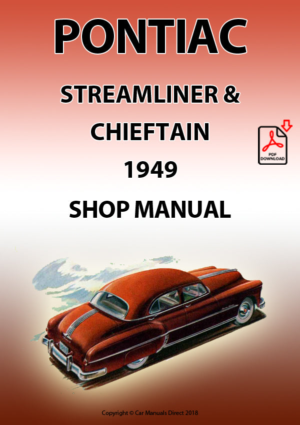 Pontiac 1949 Streamliner - Chieftain and De Luxe Factory Workshop Manual | PDF Download | carmanualsdirect