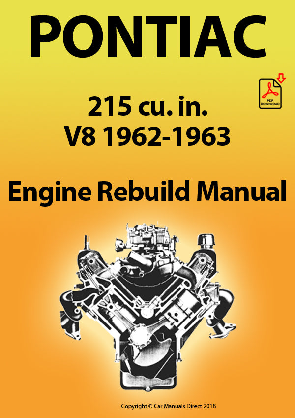 PONTIAC 215 CID V8 Factory Engine Rebuild Manual | PDF Download | carmanualsdirect