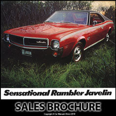 AMC Rambler Javelin 1968 Australian Sales Literature - PDF Download - FREE