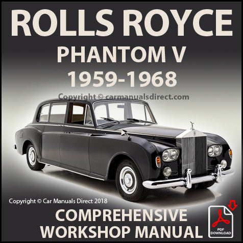 Rolls Royce 1959-1962 Phantom V Factory Workshop Manual | PDF Download | carmanualsdirect