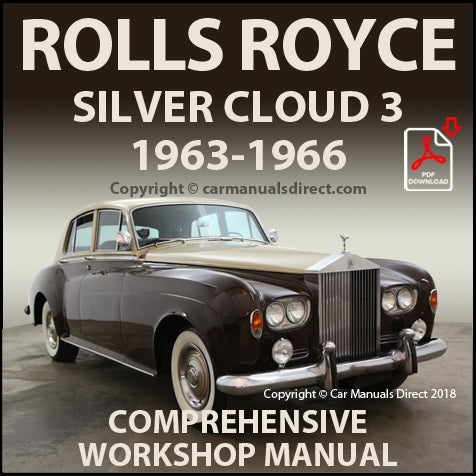 Rolls Royce 1963-1966 Silver Cloud S3 Factory Workshop Manual | PDF Download | carmanualsdirect