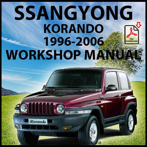 SSANGYONG 1996-2006 Korando Diesel and Petrol Factory Workshop Manual | PDF Download | carmanualsdirect