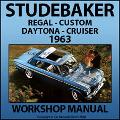 STUDEBAKER 1963 Lark Regal - Custom - Daytona - Cruiser Factory Workshop Manual | PDF Download | carmanualsdirect