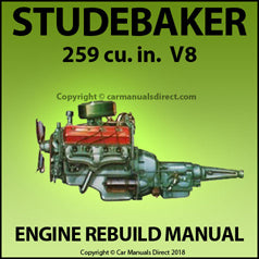 STUDEBAKER 259 CID V8 1959-1964 Factory Engine Rebuild Manual | PDF Download | carmanualsdirect