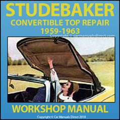 STUDEBAKER Lark 1959-1963 Convertible Roof Factory Repair Manual | PDF Download | carmanualsdirect