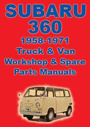 SUBARU 360 Van & Pick Up 1958-1971 Factory Workshop & Spare Parts Manual | PDF Download | carmanualsdirect