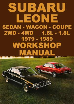 SUBARU Leone 1979-1989 Comprehensive Workshop Manual | PDF Download | carmanualsdirect