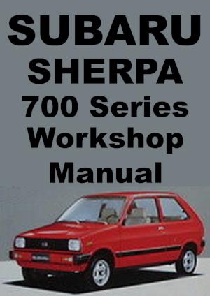 SUBARU Sherpa 700 1981-1985 Factory Workshop Manual | PDF Download | carmanualsdirect