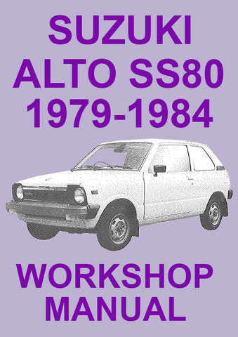 SUZUKI Alto SS80 1979-1984 Factory Workshop Manual | PDF Download | carmanualsdirect