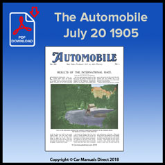 The Automobile July 20 1905 Volume VIII Number 3