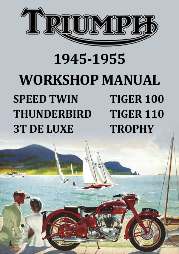 Triumph Tiger - Thunderbird - Trophy - Speed Twin 1945-1955 Factory Workshop Manual | PDF Download | carmanualsdirect