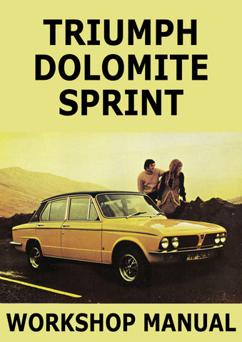 TRIUMPH Dolomite Sprint 1973-1980 Factory Workshop Manual | PDF Download | carmanualsdirect