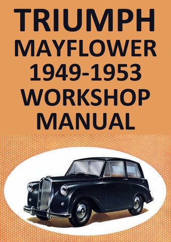 TRIUMPH Mayflower 1949-1953 Factory Workshop Manual | PDF Download | carmanualsdirect