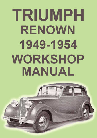 TRIUMPH Renown 1946-1954 Factory Workshop Manual | PDF Download | carmanualsdirect