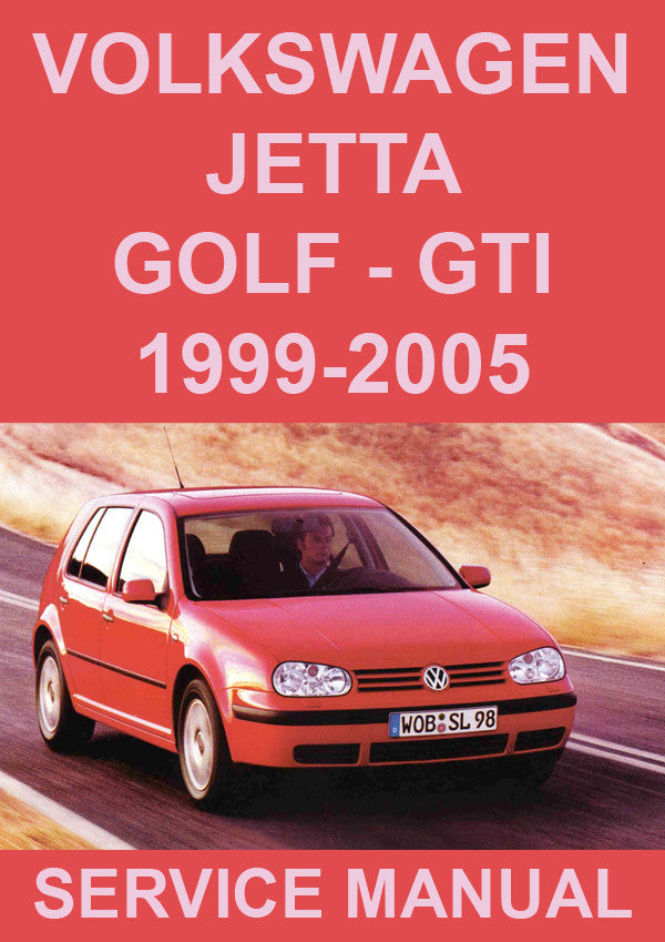 VOLKSWAGEN Golf & Jetta 1999-2005 Factory Workshop Manual | PDF Download