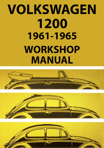 VOLKSWAGEN 1200 Type 1 Beetle 1961-1965 Factory Workshop Manual | PDF Download | carmanualsdirect